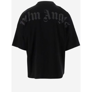 เสื้อยืดแขนสั้นลําลอง พิมพ์ลายตัวอักษร Palm Angel แฟชั่นฤดูร้อน สําหรับผู้ชาย และผู้หญิง Kl6Ri6