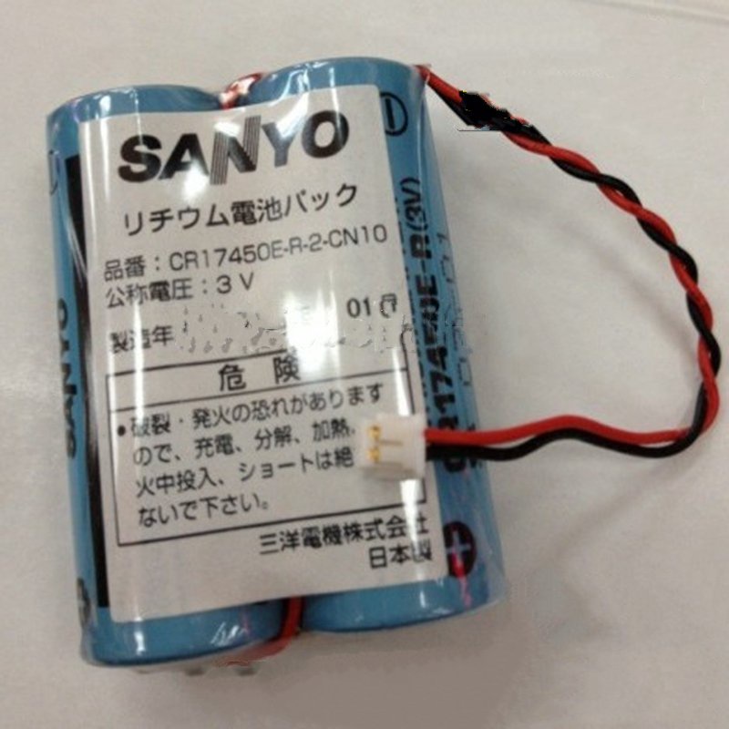 SZ 1pce CR17450E-R-2-CN10 3V PLC ควบคุมอุตสาหกรรมแบตเตอรี่ลิเธียม