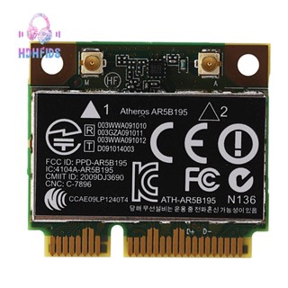 การ์ดไร้สาย AR9285 AR5B195 150M+BT3.0 Half Mini PCI-E SPS:593127-001 592775-001 สําหรับ 430 431 435 436 4530S