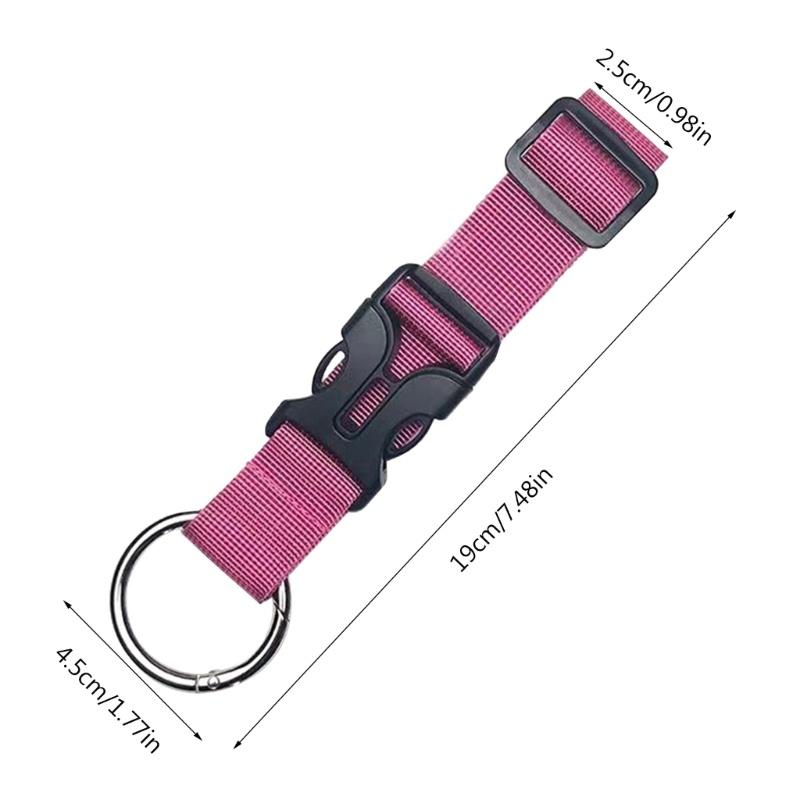 Inn ที่วางเสื้อโค้ทแบบปรับได้ Gripper พกพาบน Baggage กระเป๋าเดินทางแหวนตะขอกระเป๋าถือคลิป