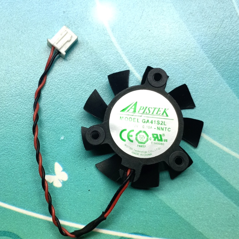 GT610 1GD3JD เงียบกราฟิกการ์ดพัดลมเส้นผ่านศูนย์กลาง 36 มม.ระยะทางรู 25 มม.GA41S2L 12V 0.10A