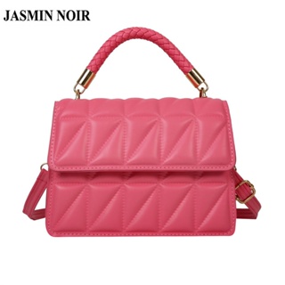 Jasmin NOIR กระเป๋าถือ กระเป๋าสะพายไหล่ ลายสก๊อต ขนาดเล็ก สไตล์เกาหลี สําหรับสตรี