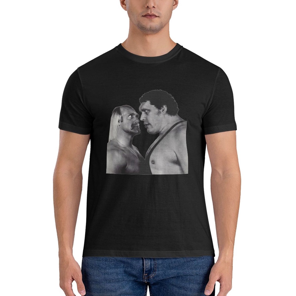 เสื้อยืดกราฟิก Hulk Hogan Andre The Gianthot