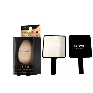 PBCOSMOSHOP BROWIT Ultra Soft Professional Blender Sponge ฟองน้ำเกลี่ยรองพื้น น้องฉัตร