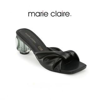 Bata บาจา Marie Claire รองเท้าส้นสูงเปิดส้นแบบสวม สูง 3 นิ้ว สำหรับผู้หญิง รุ่น LALISE สีดำ 7706352 สีฟ้า 7709352