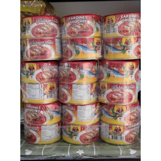 แพ็ค6กีระพงษ์ สามแม่ครัวฉูฉี่ปลาซาร์ดีน 190g Pack 6 Keerapong Three Lady Cooks Chuchee Sardines 190g