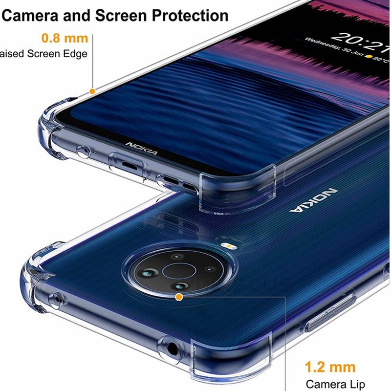 เคสโทรศัพท์ซิลิโคน TPU ใส กันกระแทก สําหรับ Nokia G20 G10 G50 G60 G11 G21 5.4 3.4 5.3 8.3 5G X30 C200 C30 G300 X100 C21 Plus