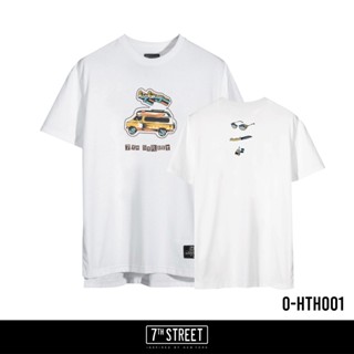 พร้อมส่ง ผ้าฝ้ายบริสุทธิ์ 7th Street เสื้อยืดแบบโอเวอไซส์  () รุ่น O-HTH001 T-shirt