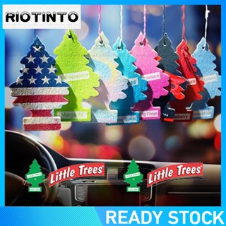 Riotinto 【พร้อมส่ง】จี้น้ําหอมปรับอากาศในรถยนต์ รูปต้นไม้น้อย สีดํา