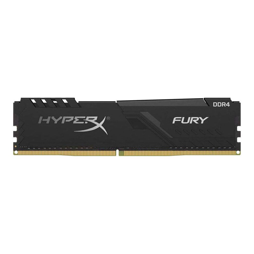 4GB (4GBx1) DDR4/2666 RAM PC (แรมพีซี) KINGSTON HyperX FURY BLACK (HX426C16FB3/4)