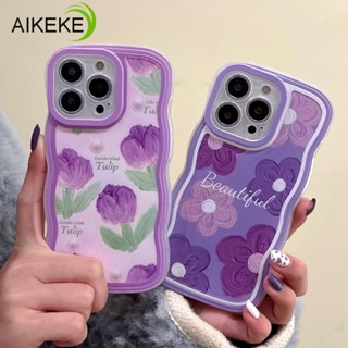 เคสโทรศัพท์มือถือ TPU แบบนิ่ม ลายดอกทิวลิป สําหรับ Samsung Galaxy A12 M12 A22 A32 M22 A13 A22 A22S F42 M32 M02S F12 F22 4G 5G