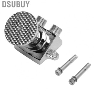 Dsubuy Water Tap Foot Pedal Valve  Contact Free Water Tap Pedal Control Switch Hygienic Stainless Steel  for Public Places