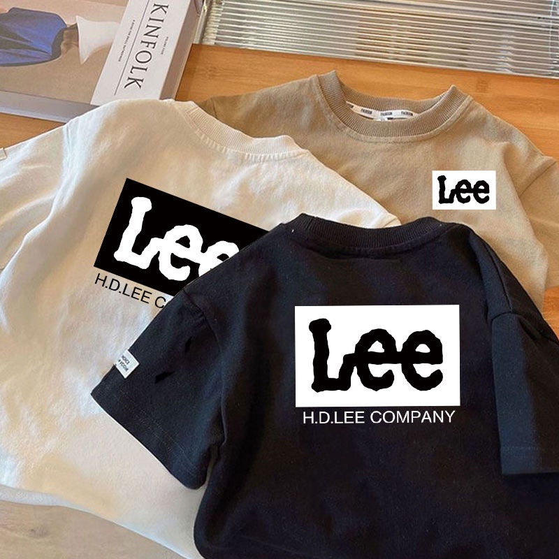 เด็กชายฤดูร้อนแขนสั้นผ้าฝ้ายแท้สไตล์ใหม่เสื้อยืดเด็กพิมพ์ทารกสวมใส่ด้านนอกอินเทรนด์ จุดต่ําสุด เสื้อ สูงสุด ที @