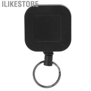 Ilikestore Retractable Keychain Plastic Wire Rope High Resilience Portable Keychain