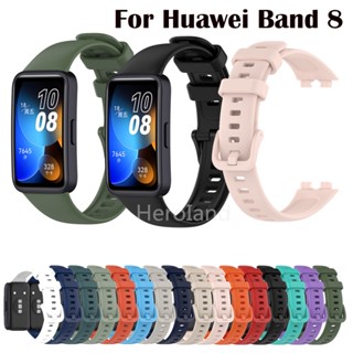 สายนาฬิกาข้อมือซิลิโคน Tpu แบบนิ่ม สําหรับ Huawei Band 8 Smartwatch Huawei Band8