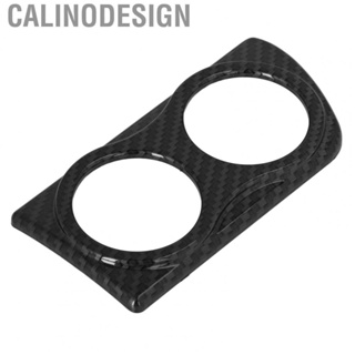 Calinodesign Double Air Vent Gauge Frame Cover Air Vent Twin Gauge Pod Cover Easy To Install for Car