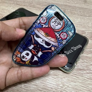 พวงกุญแจรถยนต์ เคสรีโมทรถยนต์มงคลจีน BMW ทรงใบไม้ ลวดลายเส้นสาย Chinese Style BMW Key Case