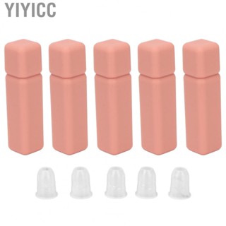 Yiyicc Lip Gloss Bottles  6ml Refillable Pink  Bottles  for Work for Travel for Women