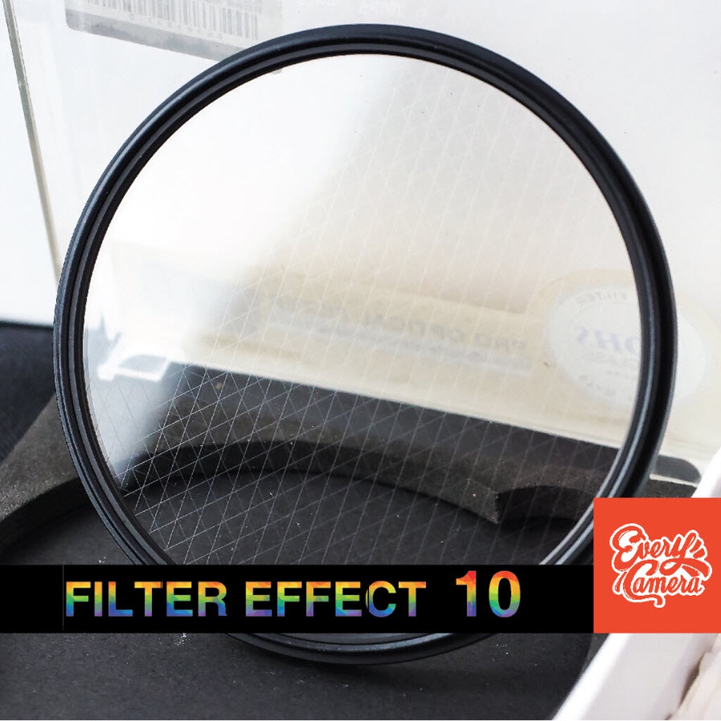Filter effect 10 star filter ฟิวเตอร์เอฟเฟค Effects FX Filter อุปกรณ์เสริมเลนส์ถ่ายภาพ มือถือ
