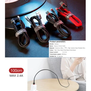 พร้อมส่ง🔥Baseus สายชาร์จ LN สายถัก Fast Charging 2.4A รองรับ LN Cable