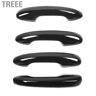 Treee Car Exterior Door Handle Cover   Aging Glossy Black Outside Door Handle Trim Long Lasting  for C‑class W206 2022 and Up