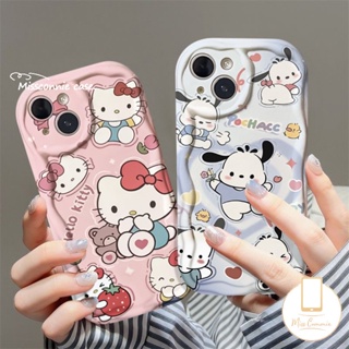 เคสโทรศัพท์มือถือ ขอบโค้ง ลายลูกสุนัข 3D น่ารัก สําหรับ Samsung A14 A24 A02s A31 A23 A04 A12 A11 A10s A03s A50s A52s A21s A51 A13 A52 A03 A32 A04s A20 A50 A30s A30 A20s