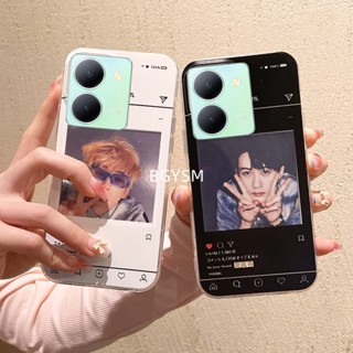 ใหม่ พร้อมส่ง เคสโทรศัพท์มือถือ ซิลิโคนนิ่ม ใส บางมาก กันกระแทก สําหรับ VIVO Y27 4G 5G Y36 4G 5G Y02t Y275G 2023