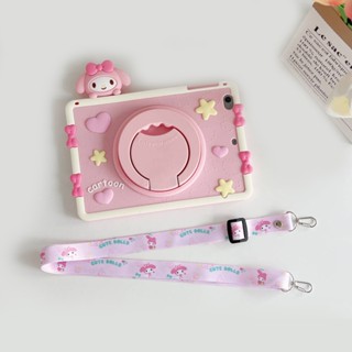 เคส ลายเมโลดี้ พร้อมสายคล้อง สําหรับ Mini 1 2 3 4 5 IPad 5 6 7 8 9 10 Air Air1 Air2 Air3 Air4 Air5 10.9 นิ้ว Pro9.7 Pro10.5 IPad10.2 นิ้ว Pro11 2018 2020 2021 2022