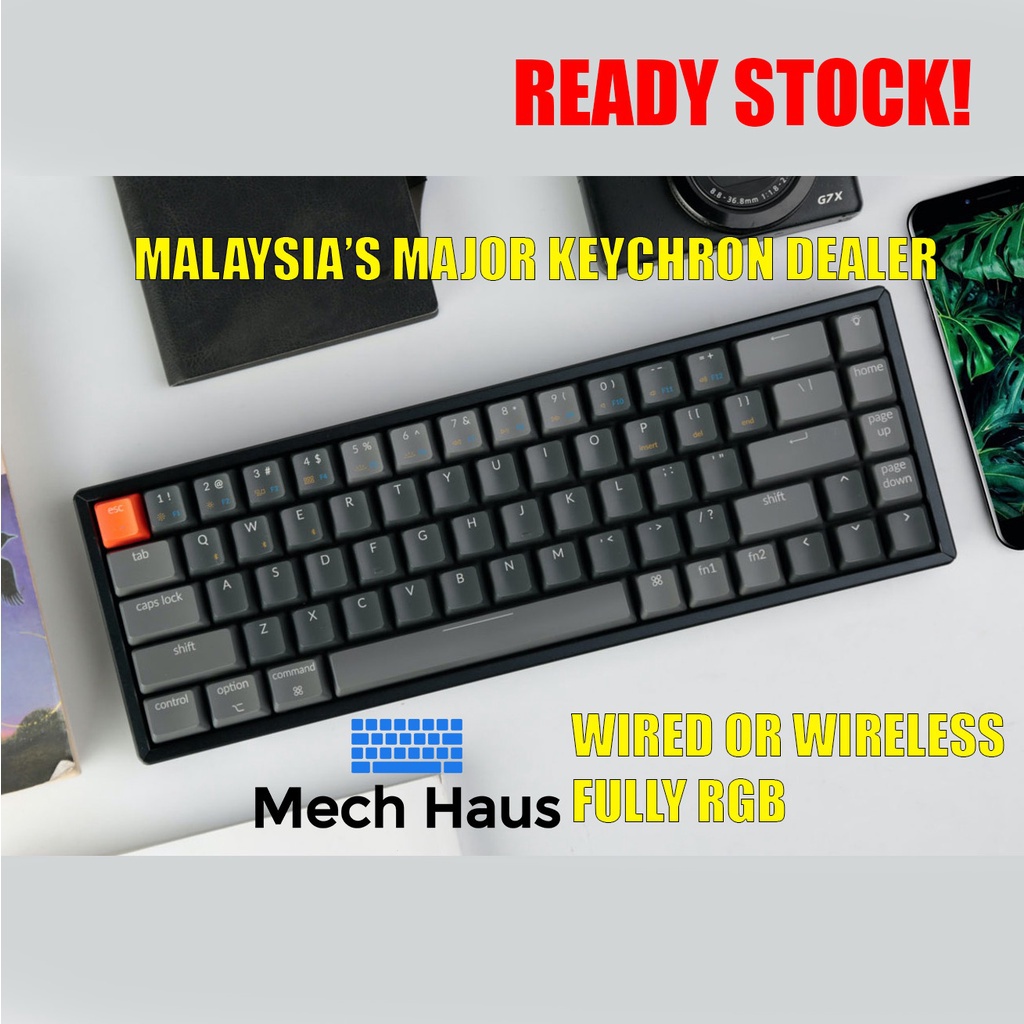 [MECH HAUS] คีย์บอร์ดเครื่องกล KEYCHRON K6 WIRELESS & WIRED RGB