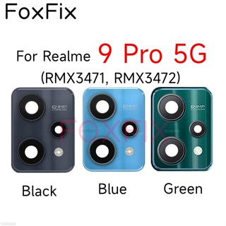 เลนส์กระจกด้านหลัง พร้อมกรอบ แบบเปลี่ยน สําหรับ Realme 9 Pro 5G RMX3471 RMX3472