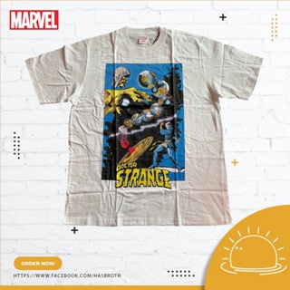 Marvel Comics T-Shirt MX-016 - Doctor Strange size XXL (Beige) Cotton 100% แขนสั้น