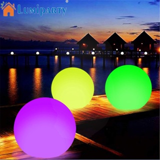 Lumiparty ลูกโป่งเป่าลม Pvc เรืองแสง พร้อมรีโมตคอนโทรล มีไฟกระพริบ Led สําหรับเด็ก