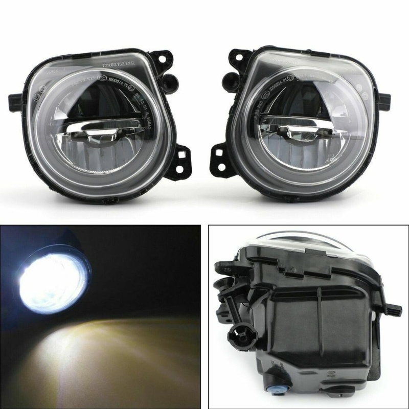 QUU 12V รถ Foglamp หลอดไฟกลางวันขับรถไฟหน้าสําหรับ F07 F10 F18 63177311294