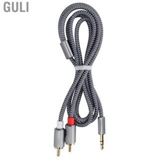 Guli 3.5mm Jack To 2 RCA Aux Audio Cable  Long Distance Transmission Audio Cable Gold Plated Plugs  for Laptops for Mobile Phones for Speaker