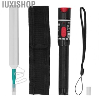 Iuxishop Red Light Test Pen  Aluminium Alloy Visual Fault Locator Contactless Connection with SC FC ST Cleaner for Maintenance