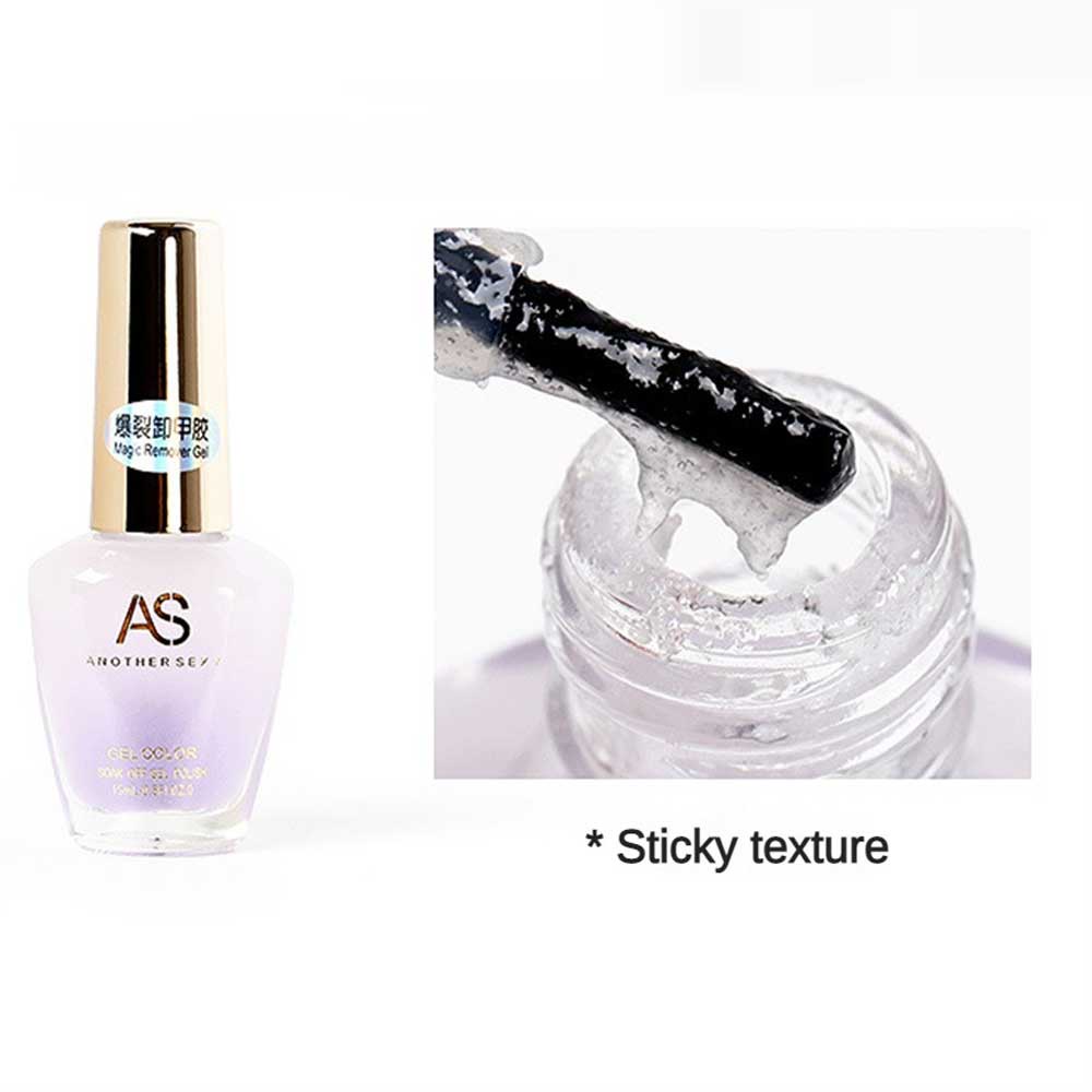 AS น้ำยาล้างสีเจล น้ำยาถอดสีเจล น้ำยาระเบิดสีเจล 15ml น้ำยาล้างเล็บเจล น้ำยาล้างเล็บ ราคา ถูกที่สุด ดีลบีเคเค แกลเลอรีภาพที่ 5