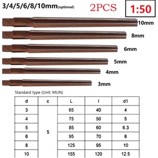 ดอกสว่านมือเรียว 1:50 HSS สําหรับเครื่องรีมเมอร์