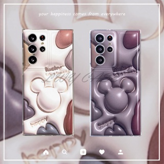 Lwy เคสโทรศัพท์มือถือแบบนิ่ม ลายมิกกี้เมาส์ สําหรับ Samsung Galaxy S23 Ultra S23+ S22 Ultra S22+ plus S21+ plus S21 Ultra S21 FE S20 FE S20 Ultra S20+ S10+ S10 Note 10 Note10+ Note 20 Ultra