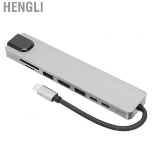 Hengli 8 in 1 USB C Hub  High Speed 8 in 1 HUB 8 in 1  for Travelling