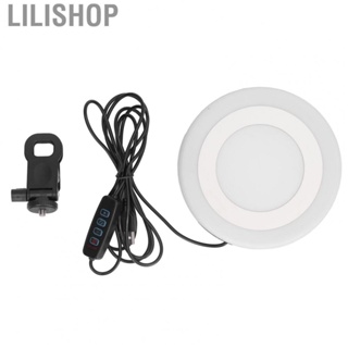 Lilishop 5.5in Video Conference Fill  Light Round 3 Mode 10 Level USB Powered