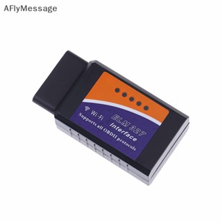 Afl ELM327 เครื่องสแกนเนอร์อ่านโค้ด WiFi OBD2 สําหรับ iPad Android IOS TH