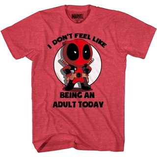 เสื้อยืด พิมพ์ลาย Marvel Deadpool Dont Feel Like Being An Undertale สําหรับผู้ใหญ่