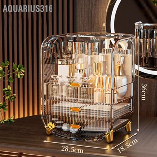 Aquarius316 ที่ใส่เครื่องสำอางกันฝุ่นความจุขนาดใหญ่ใสที่ใส่เครื่องสำอาง