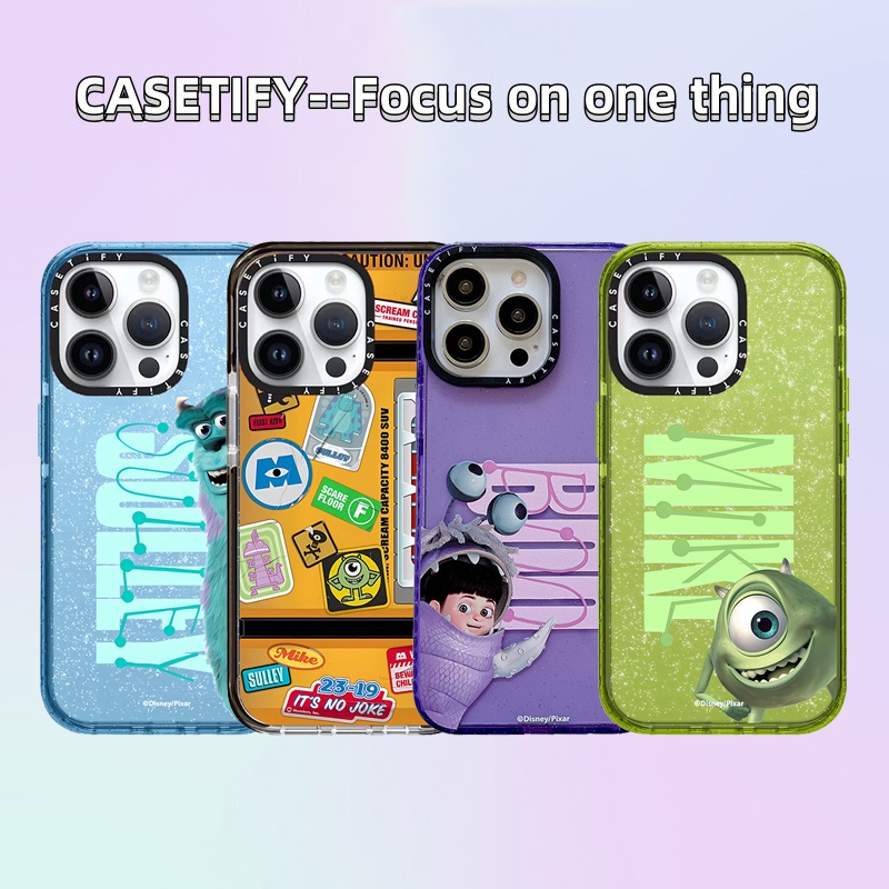 [สีชมพูแฟลช] เคสโทรศัพท์มือถือแบบนิ่ม กันกระแทก ลาย Monster University Series สําหรับ IPhone 14 Pro Max 13 Pro Max 12 Pro Max 11