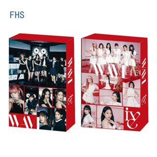 Fhs โปสการ์ด อัลบั้มรูปภาพ IVE WAVE Gaeul Yujin Gaeul Wonyoung LIZ LOMO 55 ชิ้น ต่อชุด