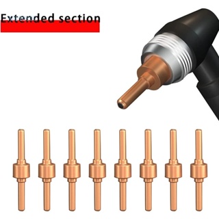 【3C】อิเล็กโทรดปลายตัดพลาสม่า แบบยาว และหัวฉีด สําหรับเครื่องเชื่อมตัดพลาสม่า PT31 LG40 40A