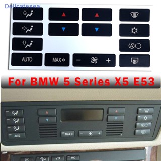 [Delicatesea] ฝาครอบปุ่มสวิตช์เครื่องปรับอากาศรถยนต์ สําหรับ BMW X5 E53 39 1 ชุด