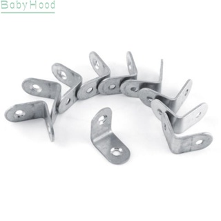 【Big Discounts】10 Pcs L-Shaped Stainless Steel Right Angle Corner Bracket Brace Joint Shelf Set#BBHOOD