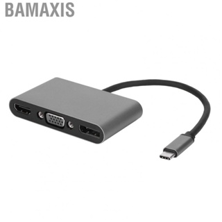 Bamaxis Docking Station  Type‑C To HDMI Adapter 4K HD Picture Quality Multifunction for Large Screen Meeting