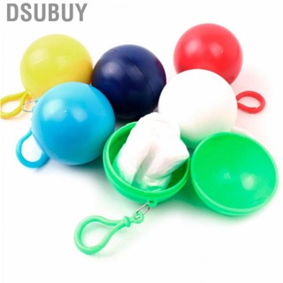 Dsubuy Portable Raincoat Ball Mini Emergency Thickened Disposable for Outdoor MountaineeringRandom Color